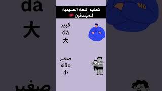 تعليم اللغة الصينية للمبتدئين  #shorts #اللغة_الصينية