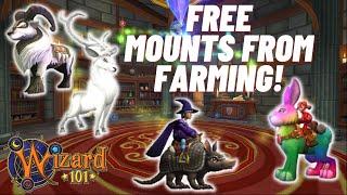 Wizard101| FREE Mounts From Farming!