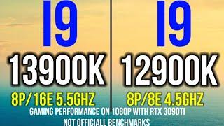 I9 13900K VS I9 12900K + RTX 3090TI  GAMING PERFORMANCE NOT OFFICIAL BENCHMARKS FROM CHINESE REVIEW