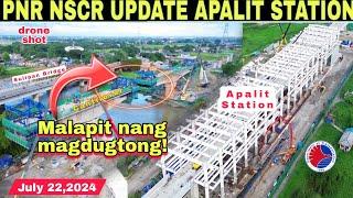 Ang bilis na nila, grabe! PNR NSCR UPDATE APALIT STATION |July 22,2024|buildbettermore|build3x|