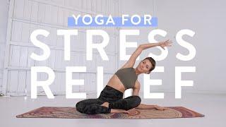 Yoga for STRESS RELIEF  Full Length 30-Minute Yoga Class with Ashton August