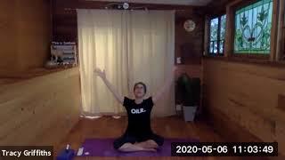 Mindfulness yoga using Peppermint & Raven essential oils with Tracy Griffiths:  Sacred Space