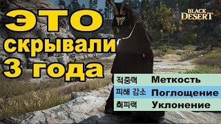 Black Desert (MMORPG - ИГРЫ)  Cкрытые статы: меткость, уклонение и поглощение ⭐Патч Кореи в BDO.