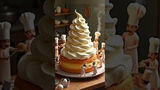 Young workers making sweets #cake #ai