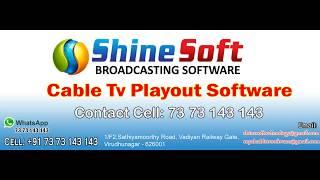 Cable TV Broadcasting Playout software +7373143143