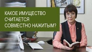 Какое имущество считается совместно нажитым?