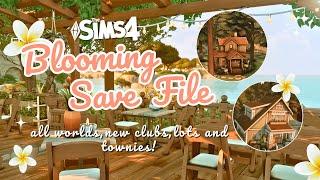 THIS IS THE PERFECT SAVE FILE!  The Blooming save file | The Sims 4 Save File Overview