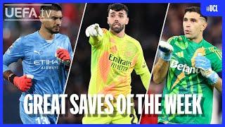 #UCL Great Saves Matchday 2 | Gazzaniga, Raya, Martínez...