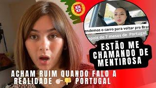 Reagindo a Brasileira Frustada com a vida em Portugal: Não Fez Dinheiro e Sem Saúde de Graça!