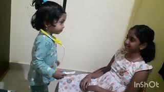 Tavishi Doctor #Hasini  #play time #funny#cute baby act#funny act