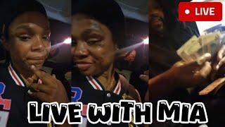JerseyzConcrete & Mia live! Sabrina (Lil Mama) makes a surprise appearance while Ppl donate!