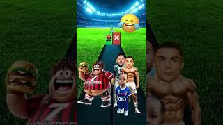 Ronaldo vs Messi vs Broski🫠 vs IShowSpeed #football #cr7 #messi