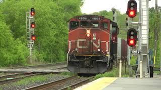 CN Train 532 Moving Aluminum Ingots to the North Yard May 20, 2025