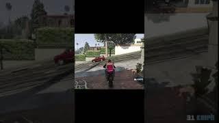 GTA 5 MICHAEL AND HE WIFE BIKE RIDING #shorts | liv Gamerz