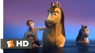 Spirit Untamed (2021) - Water Rescue Scene (10/10) | Movieclips