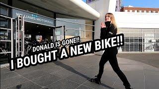 I bought a new bike today!!!! // Goodbye Donald, you served me well!