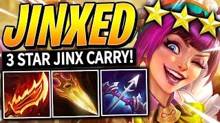 JINX 3 CARRY BUILD STRATEGY in TFT Ranked! - Best Comps | TFT Patch 14.17 | Teamfight Tactics Guide