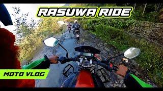 Moto vlog Kathmandu to China Border Rashuwa gadhi & Brabal | Extreme Offroad Bike Ride