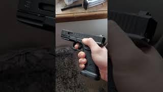 airsoft sai Glock 17 all black with aliexpress slide GBB short