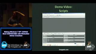 Making Windows 7 SP1 32/64bit Boot CD/DVD/USBs with Winbuilder
