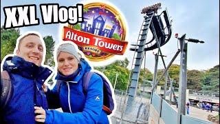 XXL Vlog aus dem größten Freizeitpark in England!  | Alton Towers Resort | England Tour 2022 #05