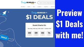 Design Bundles $1 Deals Saturday Feb 2023