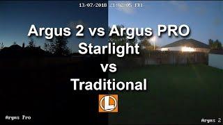 Reolink Argus 2 vs Argus Pro - Starlight vs Traditional Night Vision - Video Footage + Cloud Beta