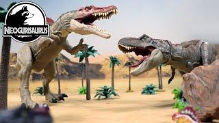 Riesen-Showdown zwischen Spinosaurus und Tyrannosaurus!