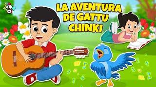 Cuentos infantiles españoles | LA AVENTURA DE GATTU CHINKI | Moral Stories | PunToon Kids - Español