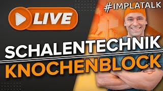 Knochenaufbau mit Schaltentechnik / Operation mit Patientin: LIVE OP