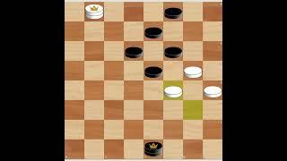 WHITE TO MOVE AND..... Draught PUZZLE