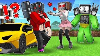 TV WOMAN fell for rich JJ and broke up with Mikey in Minecraft - Maizen