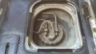 Hyundai Grand Starex 2.5 td crdi H-1 чистка топливной сетки в баке how to clean fuel filter