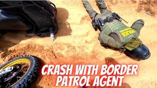 Crash with Border Patrol Agent - Bad drivers & Driving fails -learn how to drive #1363