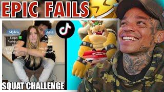 SMG4 - Mario Attempts Tik Tok Challenges [reaction]