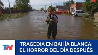 TEMPORAL EN BAHÍA BLANCA: Paula Bernini en medio de las secuelas de una ciudad devastada