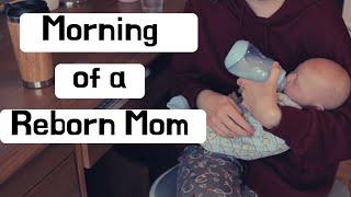 Morning Routine of a Young Reborn Mom l 2 Newborn Babies l Reborn Life