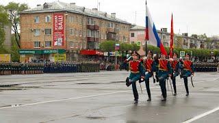 Парад в честь 76-й годовщины Победы в Великой Отечественной войне в Уссурийске