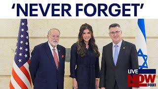 Sec. Noem delivers remarks in Israel on Memorial Day