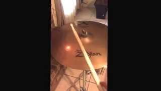 Repaired Zildjian 17" A Custom Crash