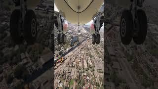 pilot does a crazy landing #aviation
