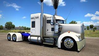 “Diesel Freak” W900 - (Big Lope) - American Truck Simulator - ATS 4K - Featherlite Race Trailer