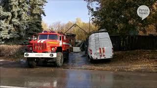 Ресторан «Засека» после пожара. Пенза, 7 октября 2020 г.