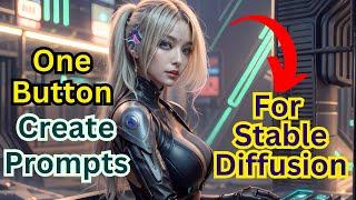 How To Use Stable Diffusion To Generate Prompts In One Click (AI Tutorial)