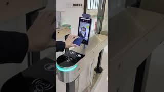 EU digital green pass reader qr code scanner Biometric access control channel