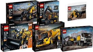 All LEGO Technic Volvo sets 2014 - 2024 Compilation/Collection Speed Build