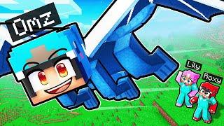 I Pretended to be a DRAGON, Then Beat Minecraft!