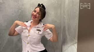 Try On Haul Flight Attendant Suit Outfit Dry vs Wet Look Airline Stewardess Try on Review #fashion