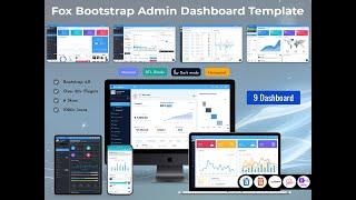 Dark Modern Admin Dashboard By Fox Premium Admin Template