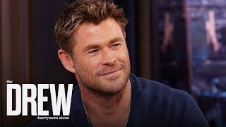 Chris Hemsworth Says Elsa Pataky Showed Up on Motorcycle on 1st Date | The Drew Barrymore Show